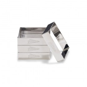 Комплект салатни рингове "Квадрат - 8 х 8 см" - 4 бр.